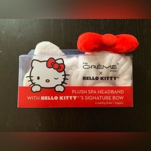 The Creme Shop X Hello Kitty Red Plush Spa Headband